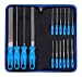 Front Range Tools - 16 Piece File Set - Precision Grade High Carbon Steel - Premium Handles