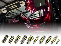 maxtron Innenraumbeleuchtung Set für Auto Passat B8 (Typ 3G) mit Panoramadach Rot Beleuchtung Innenlicht Komplettset – Ansicht 3