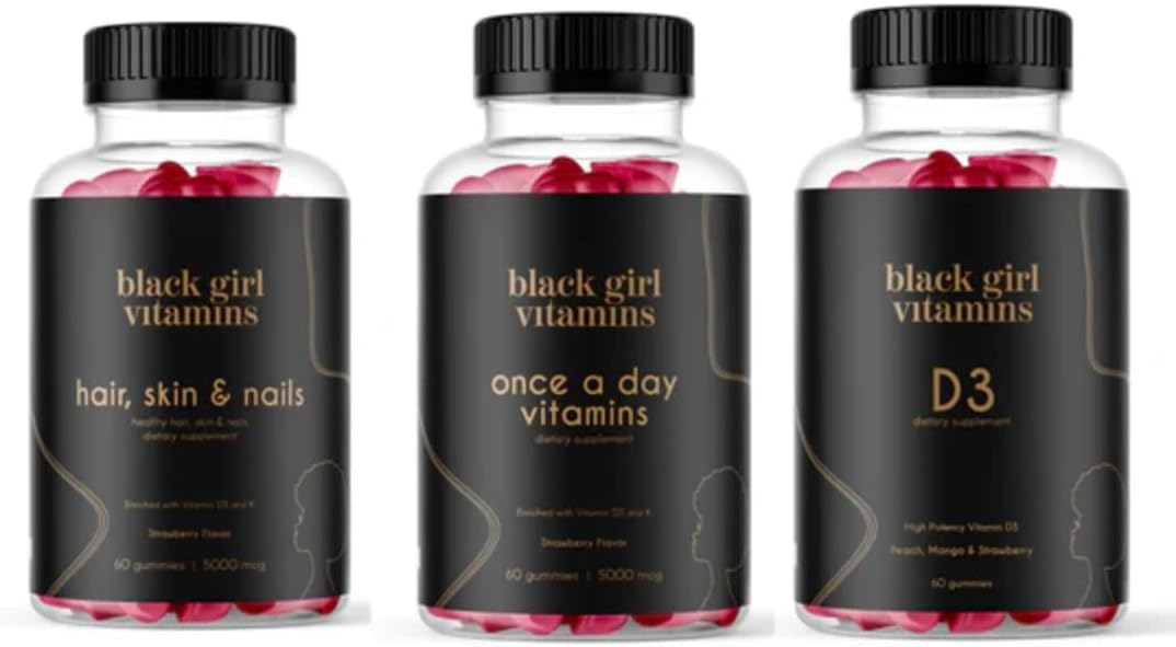 Amazon.com: Black Girl Vitamins Look Good Feel Good Bundle : Health - Who Is The Owner Of Black Girl Vitamins