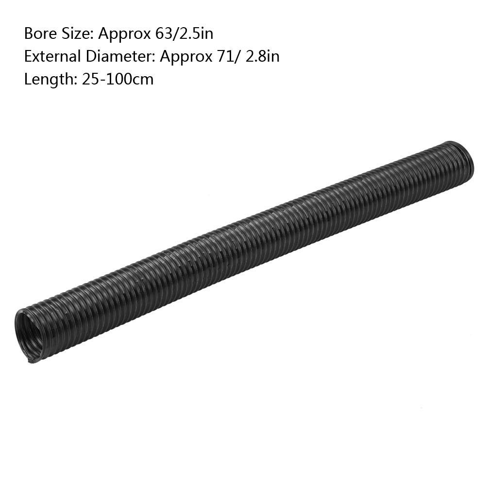 ISpchen Tuyau D'Admission D'Air De Climatisation De 76 Mm Tuyau D'Admission D'Air Flexible Pour Turbine Automobile Le Tuyau D'Admission Pour Véhicules Peut Être Rallongé De 1 Mètre (Rouge