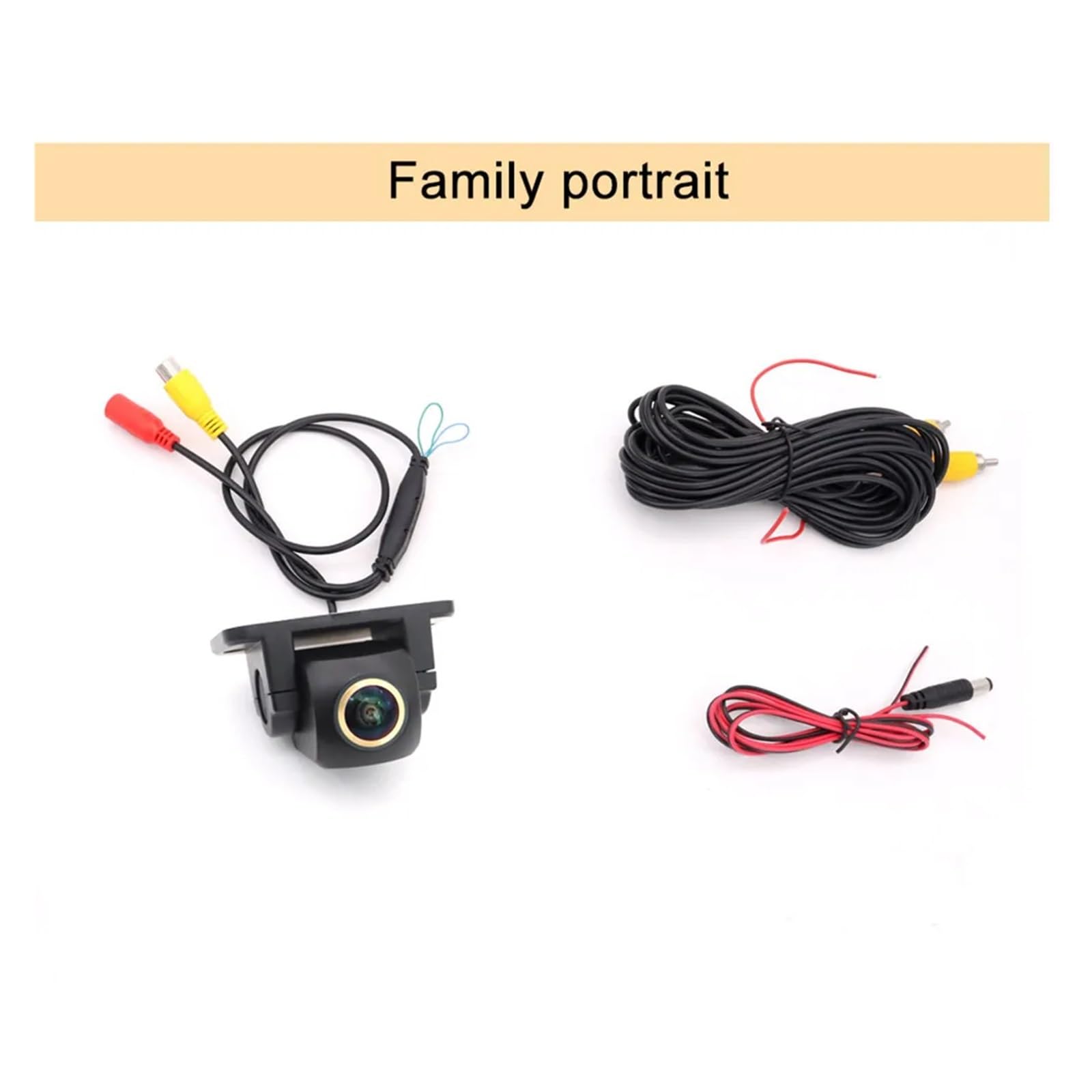 4K AHD 1080P Telecamera posteriore for auto, retromarcia, Compatibile Per monitor di parcheggio, telecamera anteriore impermeabile, telecamera posteriore HD grandangolare(4K AHD 1080P)