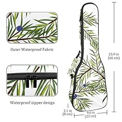 Housse pour ukulélé – Feuille de 10 mm d’épaisseur – Rembourrage en éponge de 53,3 cm – Avec sangles réglables pour… - Les Beatles, Paul McCartney, John Lennon, RIngo Starr, George Harrison Housse pour ukulélé - Feuille de 10 mm d'épaisseur - Rembourrage en éponge de 53,3 cm - Avec sangles réglables pour… – Image 4