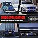 XTAUTO 6LED Car Truck Emergency Beacon Warning Hazard Flash Strobe Light Blue/Blue 4-pack