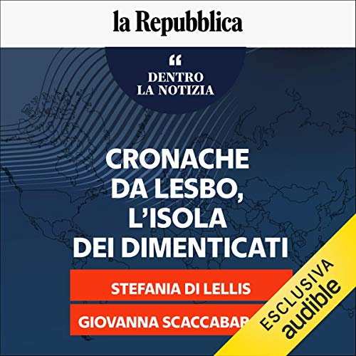 Diseño de la portada del título Cronache da Lesbo, l'isola dei dimenticati