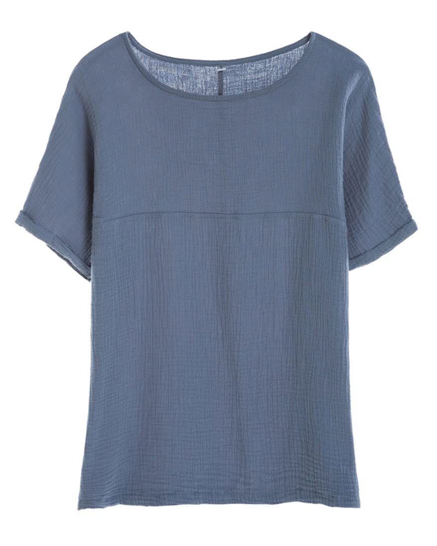Soojun Womens Cotton Linen Top