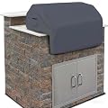 Built in Grill Cover for Monument Grills Built-in 5-Burner Gas Grill, Water-Resistant Outdoor Kitchen Grill Cover Durable BBQ Cover Heavy Duty Patio Grill Protector