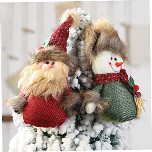 Levemolo 1 Peça Cabides De Boneca De Pano De Saco De Natal Para Decorar Mesa De Pelúcia Gnomo De Nat