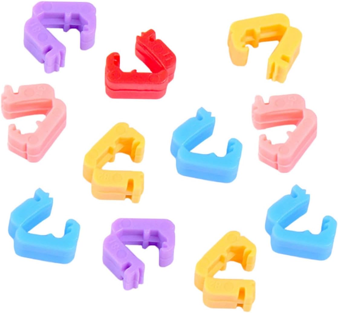 Party Balloon Clips Plastic Sealing Clips Colorful Balloon Ties for Birthday Wedding Festival Decoration 100 Pieces Pack for Event Party Supplies