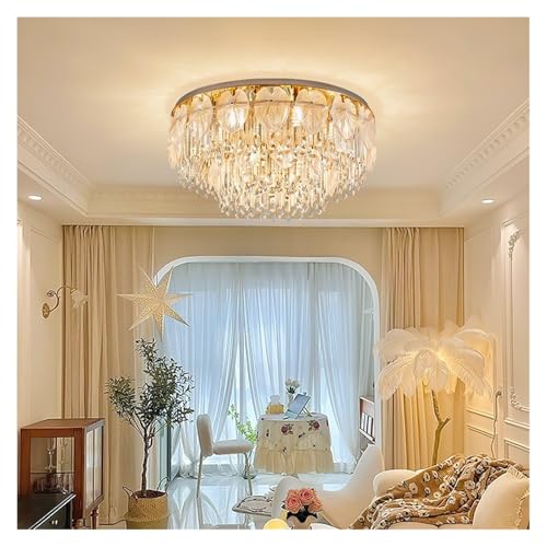 Lustre en cristal style conte de fées français pour chambre romantique