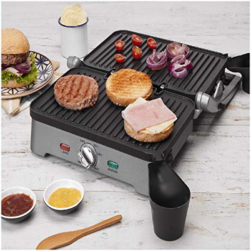 Grill Destacável Premium Arno Preto E Inox 220v