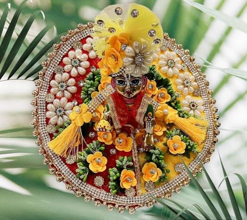 Laddu Gopal Poshak with Pagdi Patka l Ladoo Gopal Dress l Bal Gopal l Kanha Ji Thakur Ji Heavy Dress Size 1 2 ...