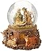 7.5" Fontanini Musical Lighted Nativity Stable Scene Christmas Snow Globe Glitterdome