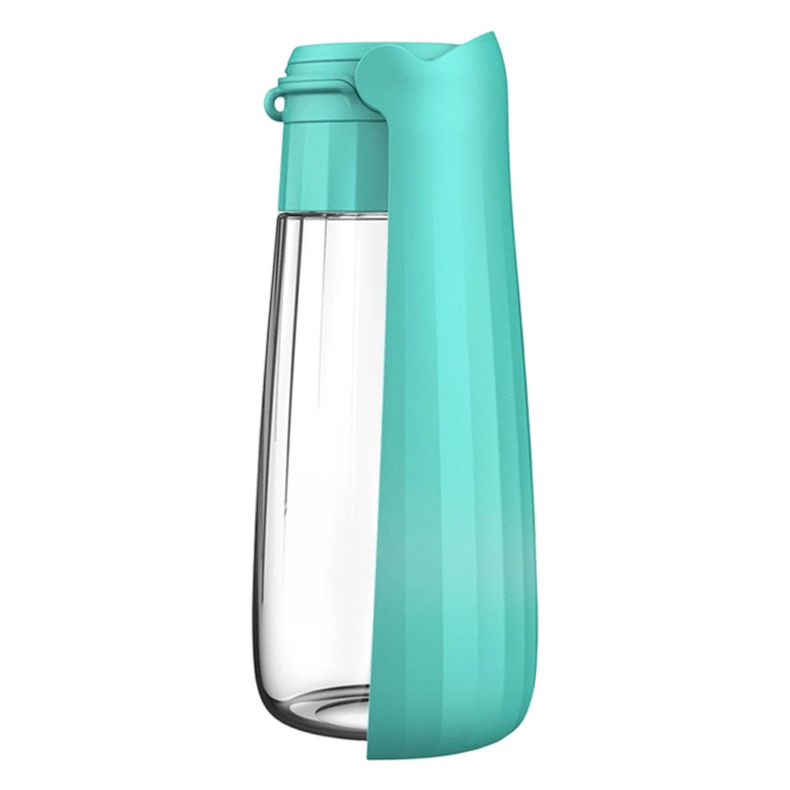 Portable Dog Water Bottle for Walking, Foldable Pet Travel Water Dispenser, 550ml Leak Proof Dog Drinking Bottle for Pets, Dogs & Cats, Outdoor, Walking, Hiking and Travel (Blue)