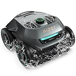 AIPER Seagull Pro Robot Limpador de fundos de piscina, aspirador de piscina com 4 motores, tecnologia WavePath, 3 modos, paredes de escalada, sem fios a bateria, para piscinas até 150 m²