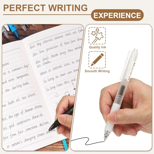 Patikil Bolígrafos Gel 0.5 mm, Pack 24 Tinta Negra miniatura 4