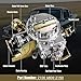 2 Barrel Carburetor Carb 2100 2150 For Ford 289/302/351cu & Jeep Engines with Electric Choke, Mounting Gasket.Replaces Motorcraft 2150 Carburetor - 302 Carburetor Replacement