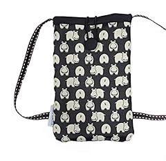Hippo Pattern Black