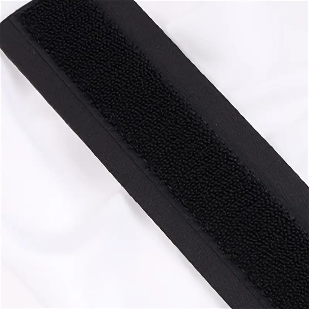 1 set di manette nere in nylon con catena metallica per giochi di ruolo