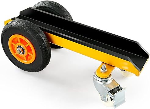 Heavy Duty Panel Dolly, Mover Trolley with Solid Tyre Wheels, Bearing Capacity 300kg, I-Beam Width 85mm, for Sheet Material Glass Plywood Door Window Frame Plasterboard
