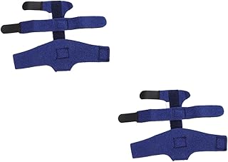 FOMIYES 2pcs Finger Splint Thumb Brace Full Hand and Wrist Splint Wrist Brace Support Adjustable Splint Thumb Support Brace Universal Aluminum Alloy Steel Plate Finger Cots Child