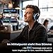 Bluetooth-Kopfhörer mit hybrider aktiver Geräuschunterdrückung, Kabellose Over-Ear-Kopfhörer mit Bluetooth 6.0, 120 Stunden Akkulaufzeit, Hi-Res-Audio, Kraftvollen Bässen und Ohrpolstern aus