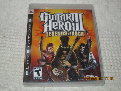 Guitar Hero III: Legends of Rock - Playstation 3 (Game only) -  Activision Inc.