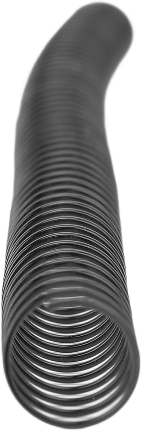 Acouto Black Spiral Binding Coils 00Pcs 2.7mm - 90 Sheet Acity - 4: Pitch, 48 Teeth - 360° Rotation (Black)