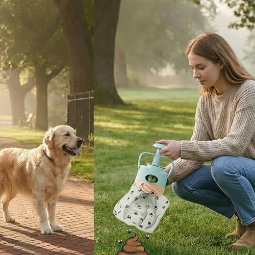 Portable Dog Pooper Scooper with Bag Dispenser & Claw - Foldable Hands-Free Pickup Tool, Compact Poo Scooper for Dogs with Waste Bag Holder, Easy Outdoor Cleanup for Walks - Image 7