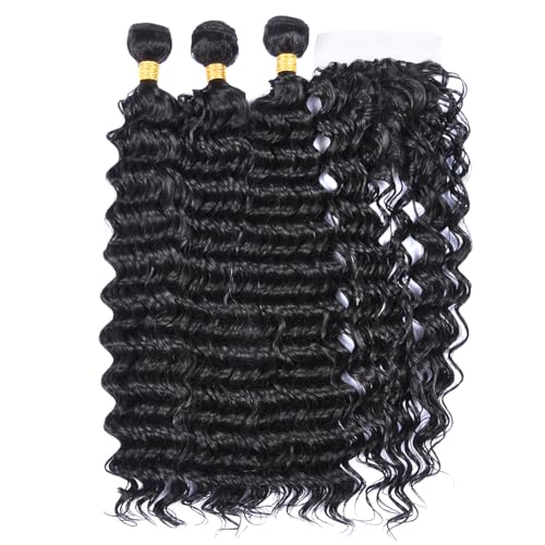 Extensions cheveux ondulés profonds pour réparer le manque de volume et longueur