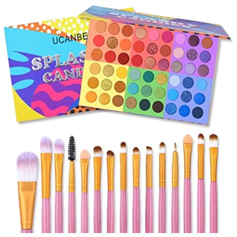 UCANBE Kit de maquillaje de sombra de ojos y pinceles Cover