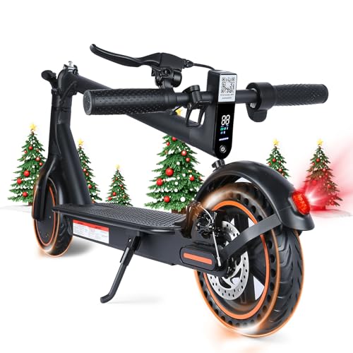 Electric Scooter, 350W Motor E Scooter for Adutls Up to 19MPH, 270WH Dattery Capacity/Range 17-21 Miles, Folding Commuting Electric Scooters(Black)