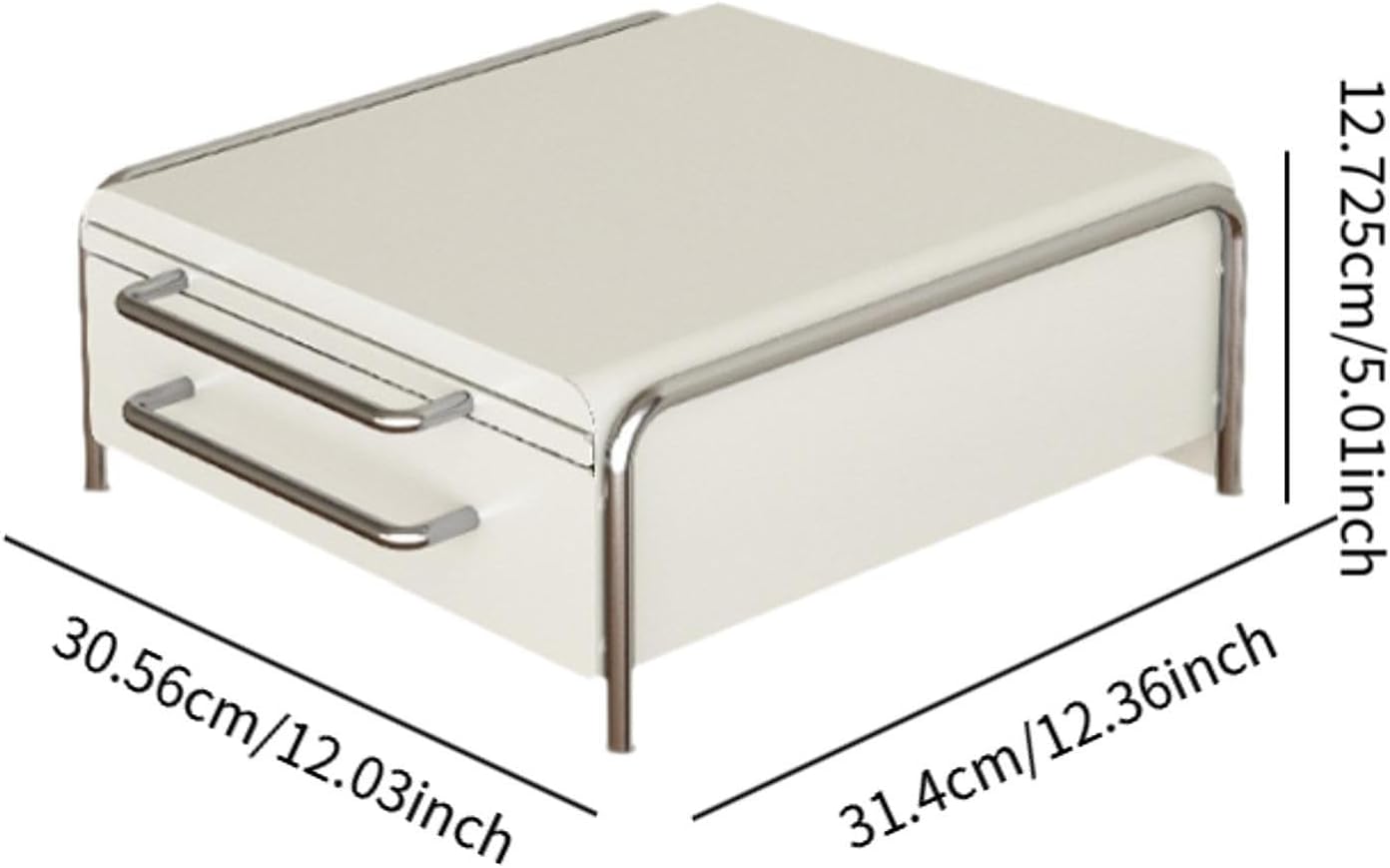 Metal Coffee Storage Drawer – Slide-Out Organizer for Coffee Station, Holds Beans, Accessories – Fits Standard Cabinets