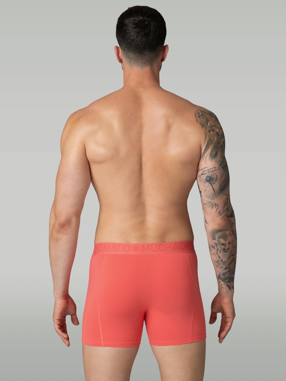 Muchachomalo Calzoncillos para Hombre, Ropa Interior Lisa de Algodón para Hombre, Pack de 7 Unidades, Bóxers Lisos de Corte Clásico con Cintura Elástica