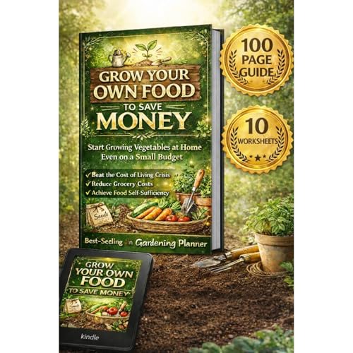 Grow Your Own Food to Save Money Audiolibro Por david melville arte de portada