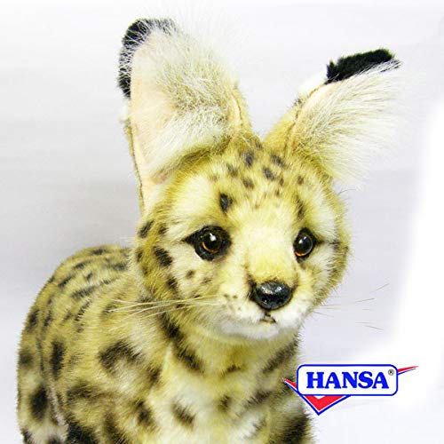 Amazon.co.jp: HANSA ハンサ ぬいぐるみ 7372 サーバルキャット