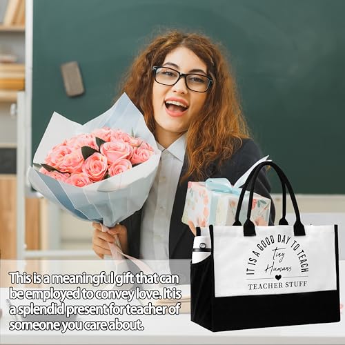 Bolsa tote para profesora de 16.5 x 12.6 x 6.7 pulgadas miniatura 4