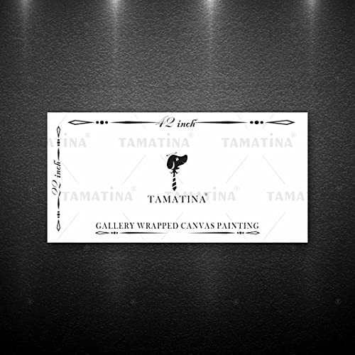 Image of Tamatina Gallery Wrapped|Framed Paintings|Home Decor|Wall Hanging|Canvas Paintings|Multicolor|Size - 42 X 22 inches| k102