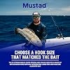 Mustad Ringed Demon Offset Circle 4X Strong - Designed to Perform Flawlessly Featuring Kirbed Hook -Black Nickel