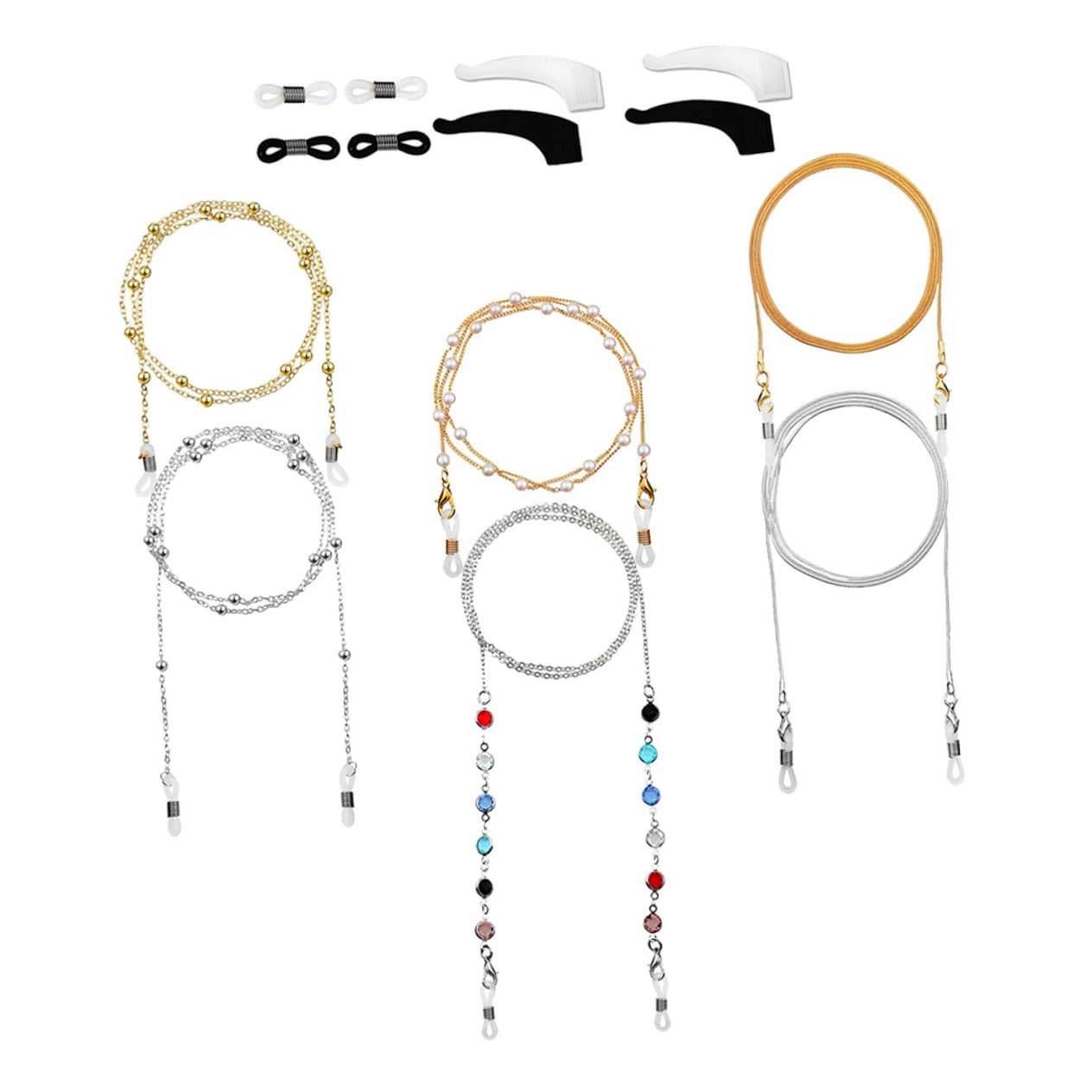 VALICLUD Cadena de máscara de cadena para gafas cuerdas para anteojos gafas de sol de moda cordón para gafas Cordón para anteojos cadenas de gafas de moda cadenas de anteojos cobre