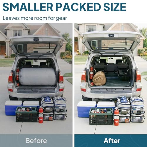 Lost Horizon Air & Foam Camping Mattress, Self-Inflating Sleeping Pad, 4.5" Thick, with Air Pump, Queen by Lost Horizon - Image 7