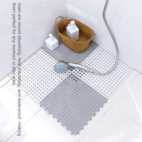 Tapis de sol de bain clipsable hydrophobe en lot de 1 à 10 pièces