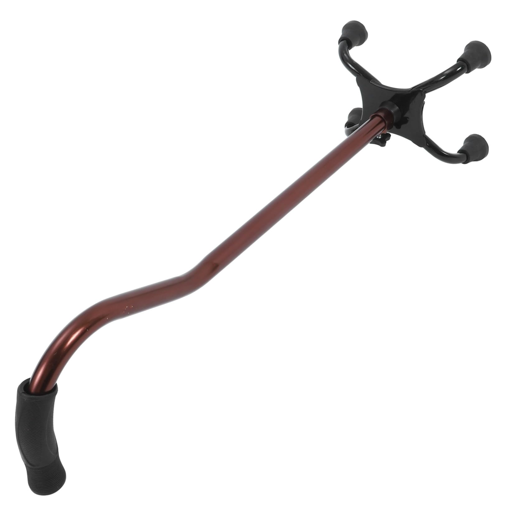 Bastón de Cuatro Patas de Aleación de Aluminio, 1 Pieza, Bronce