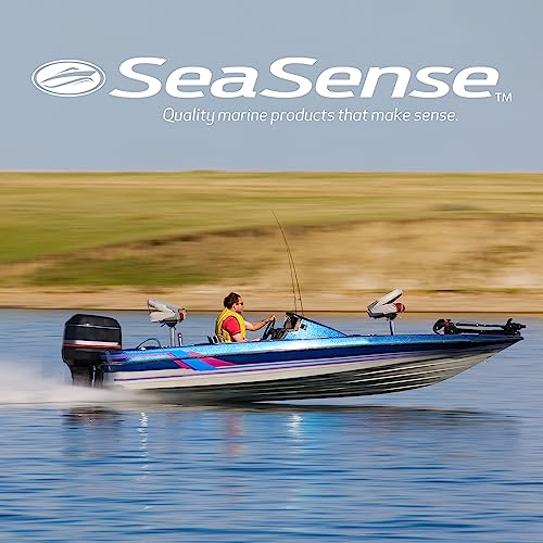 Seasense Wake Defender Inflatable Fenders - Set Of 4, Premium-Grade Boat Fenders & Buoys For Docking - Ribbed Design, Made With Uv-Resistant Marine-Grade Vinyl - 6.5"X23", White #TOP5