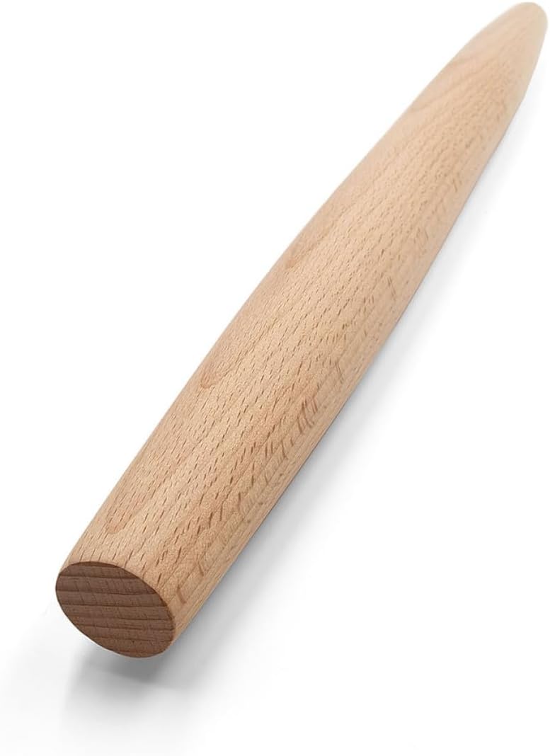 Wooden Rolling Pin Dough Roller Pin Non-stick Small Kitchen Baking Tool for Dumpling Skin and Cookie Dough Home Use