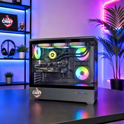 Image of CHIST ROX(12th Gen i5-12400F, 6 Core 12 Threads 32GB DDR4, 512GB NVMe SSD, RTX 3050 6GB DDR6, RGB Liquid Cooling (Black, 6500XT 8GB DDR6 Graphic Card, 512, GB, Windows 11, 8, GB)