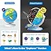 PlayShifu’s Latest Educational Globe for Ages 4+ - Orboot Earth Explorer | AR Interactive Globe Toy | 400+ Wonders | 1000+ Facts | Exciting Features | Constellation Mode | Magic Stylus | Zap-on Panels | 720° Rotation | Fun Games | Solve Mysteries | STEM Toy | Free App