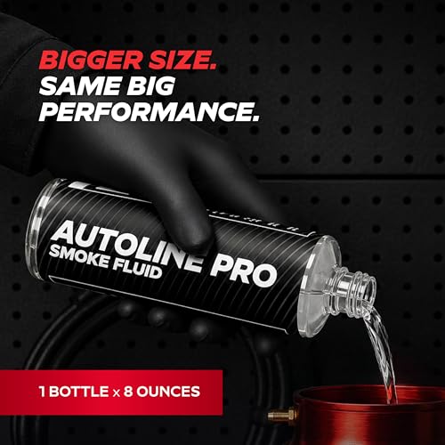 Image of AutoLine Pro Automotive Best Ranked Clean & High-Density Smoke Fluid Solution for Smoke Machines (EVAP, Vacuum, and More) [Not for Ventus]
