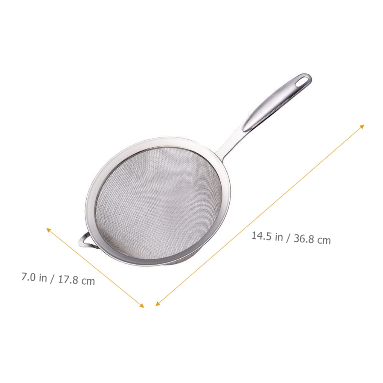 5-teiliges Mehlsieb-Set aus Edelstahl mit feiner Masche – perfekt zum Backen, Filtern von Gesichtspuder und Sieben von Zutaten – unverzichtbar in der Küche für Hobbybäcker und Kochbegeisterte.