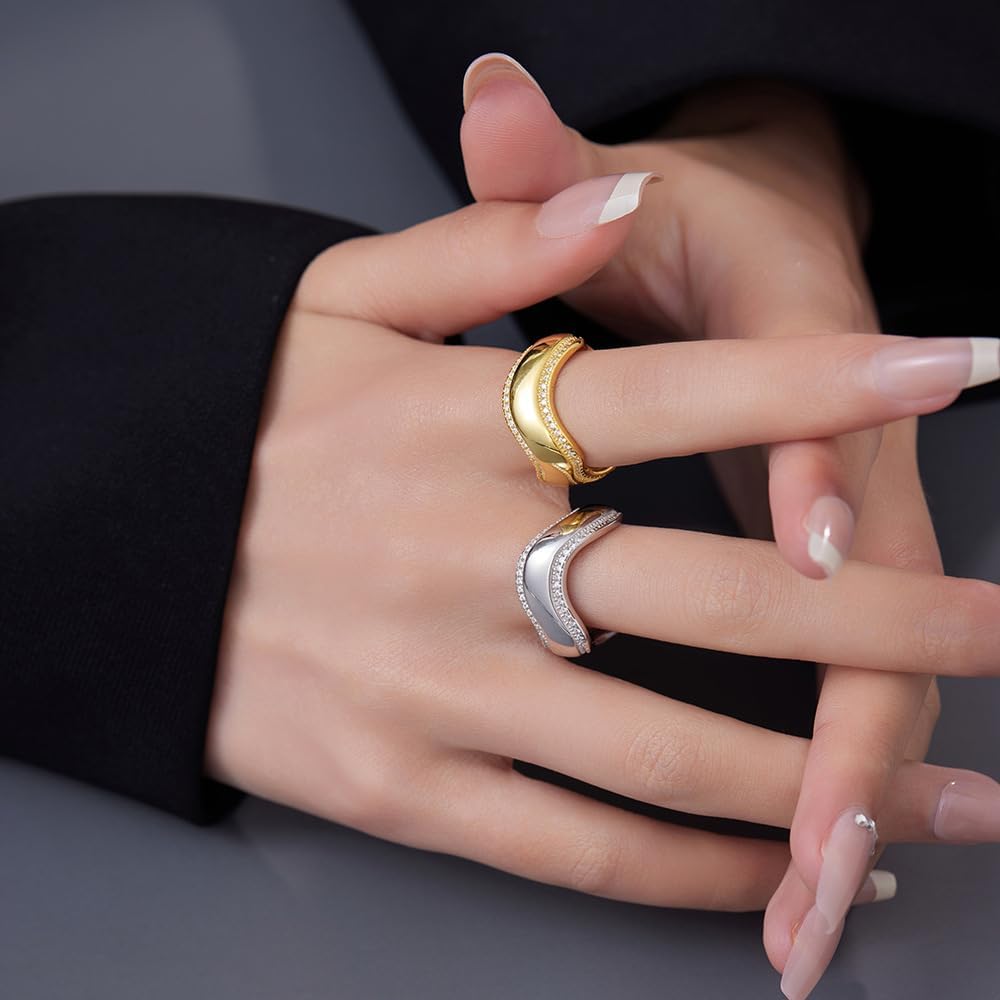 NONNYL Ring for Women Jewelry rings Gifts S925 Sterling Silver Ring Gifts for Wife Mom Girlfriend, Anniversary Birthday Fine Jewelry Gifts for Her NO11651