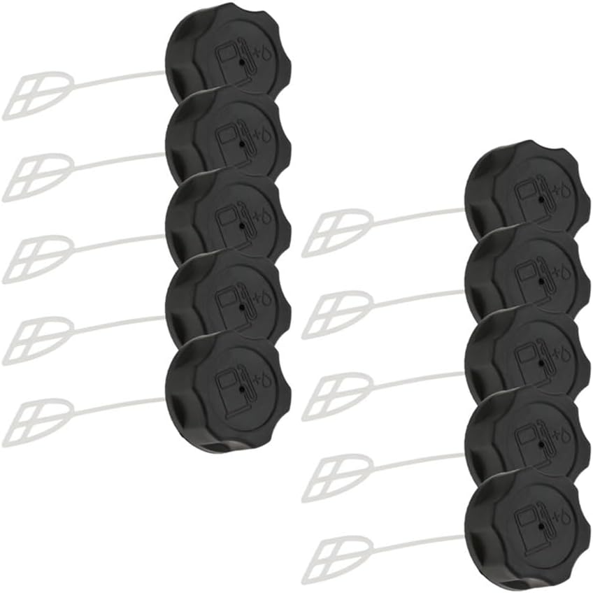 A25F 10Pcs Black Cover for Mower Cap Lawn Equipment Replacement Garden Tools Power Tool Accessories Assembly